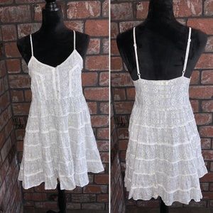 Billabong dress with spaghetti straps & lace.